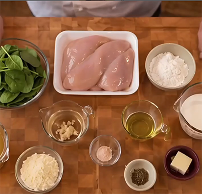 Creamy Chicken Florentine
